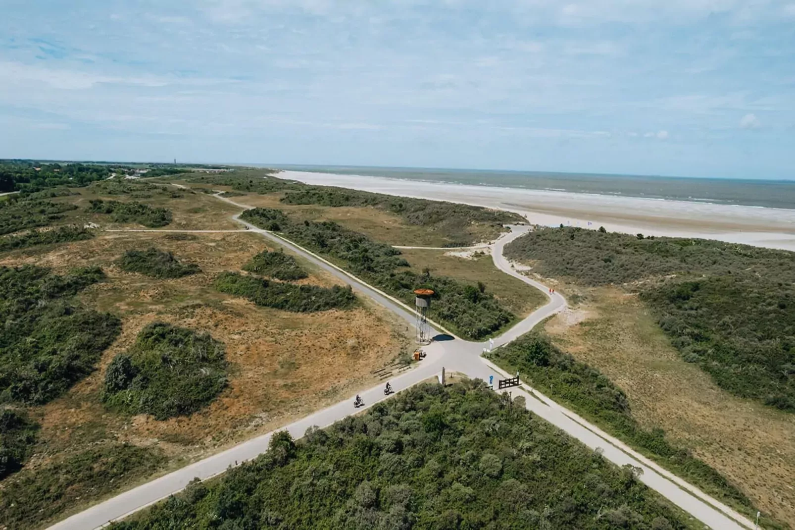 Strandpark Duynhille 4-Gebieden zomer 1km