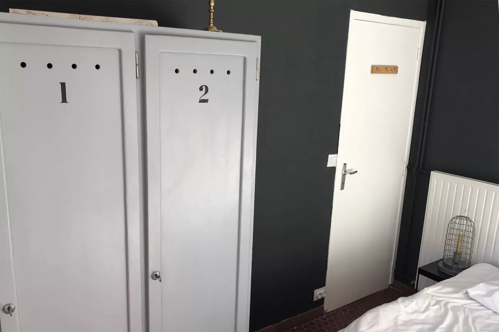 Sfeervolle villa in Sorède met een zwembad-Slaapkamer