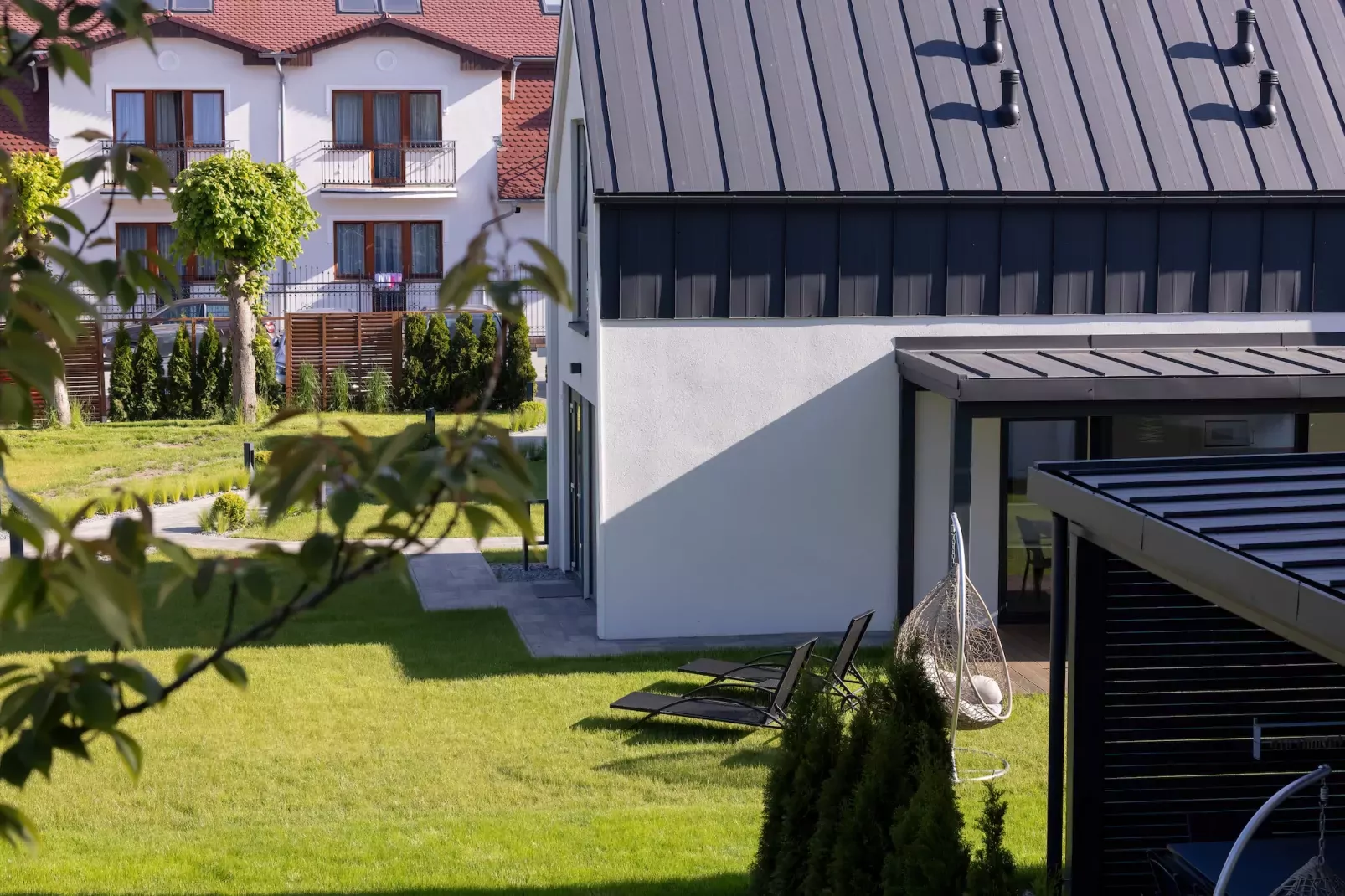Villa Hoff Ferienhäuser Domek 3 Pers-Buitenkant zomer