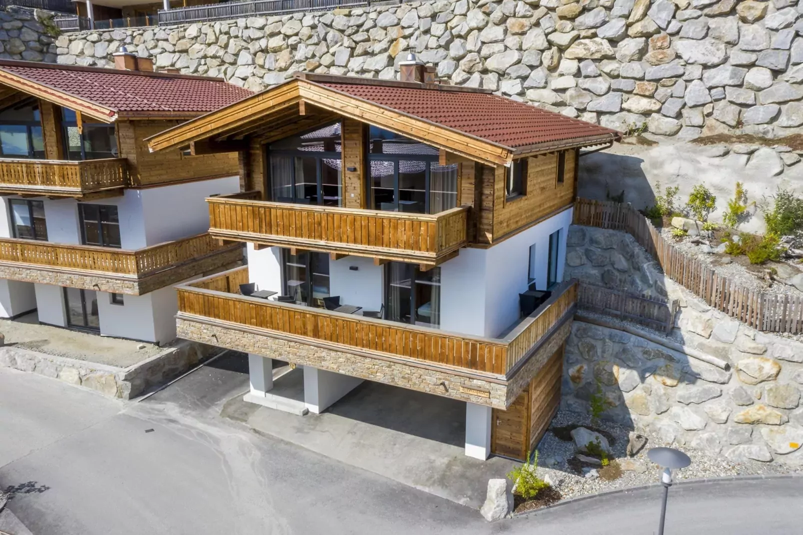 Nationalpark Chalet Löffelspitze-Buitenkant zomer