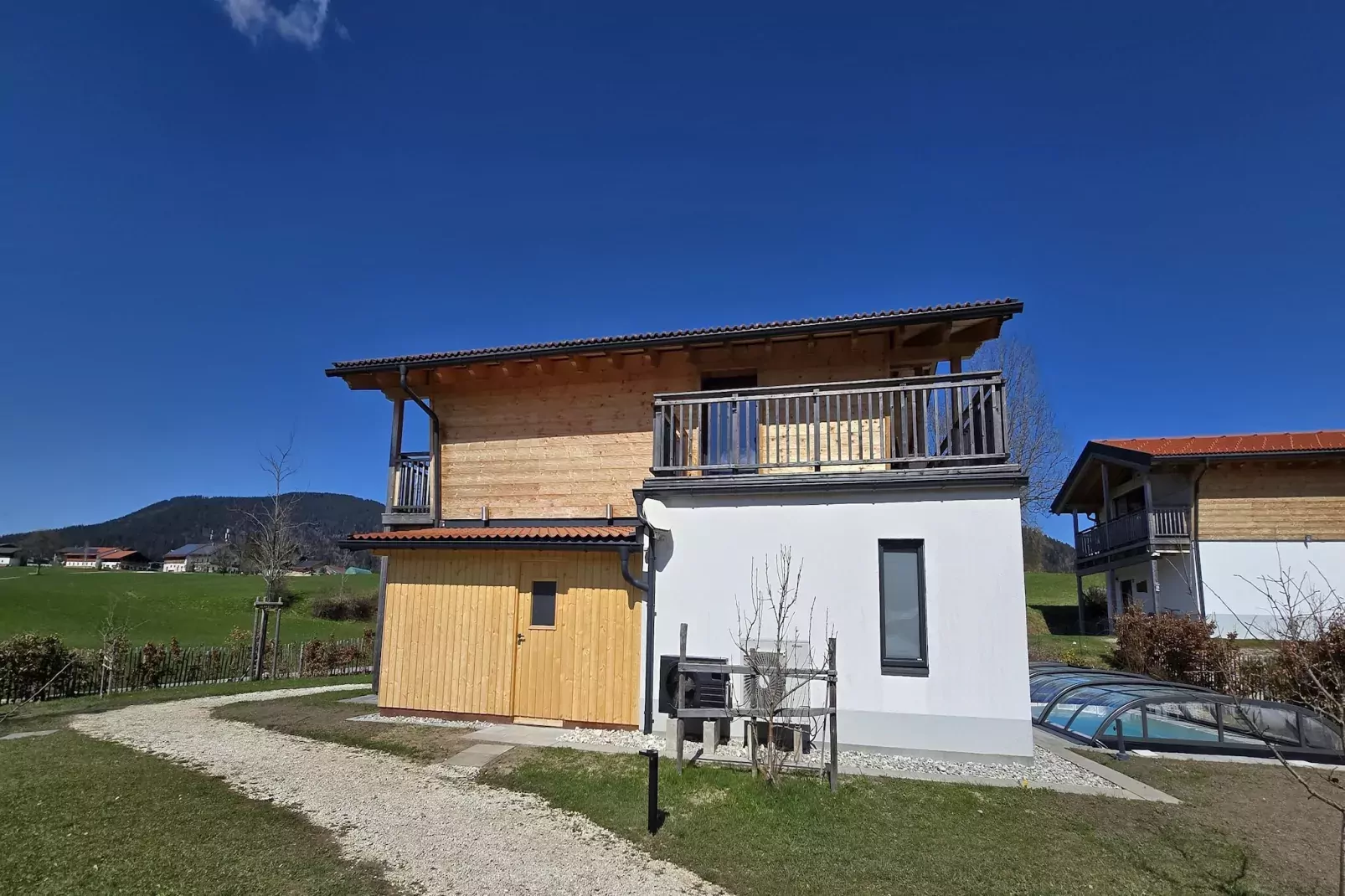 Chalet Alpenzauber Inzell-Buitenkant zomer