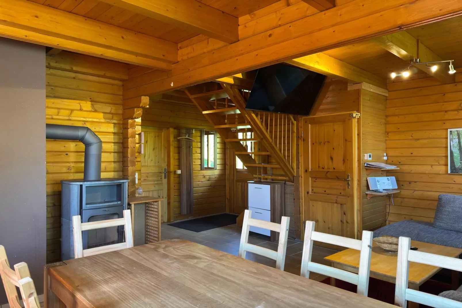 Blockhaus I-Woonkamer