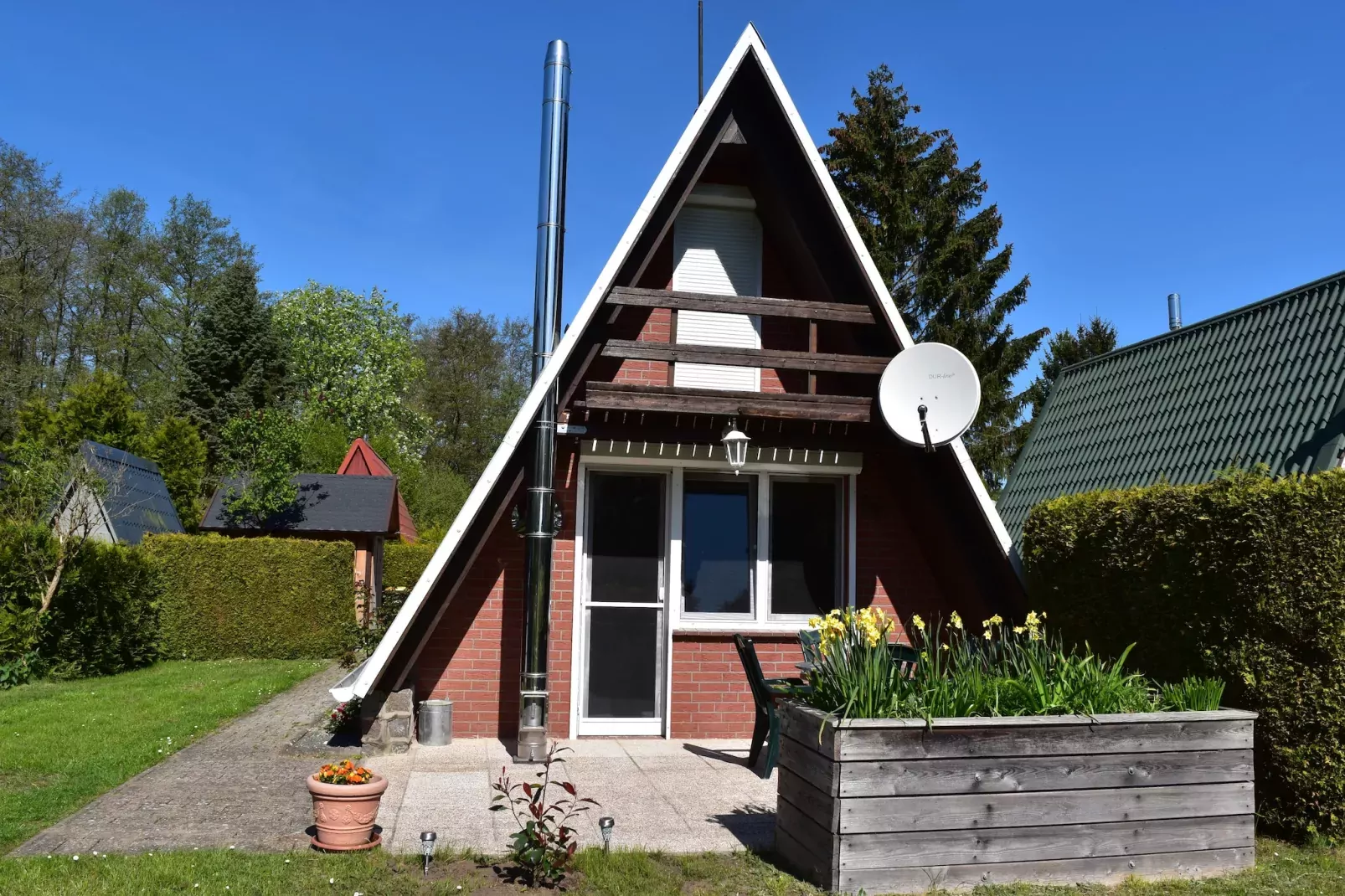 Ferienhaus 55 qm-Buitenkant zomer