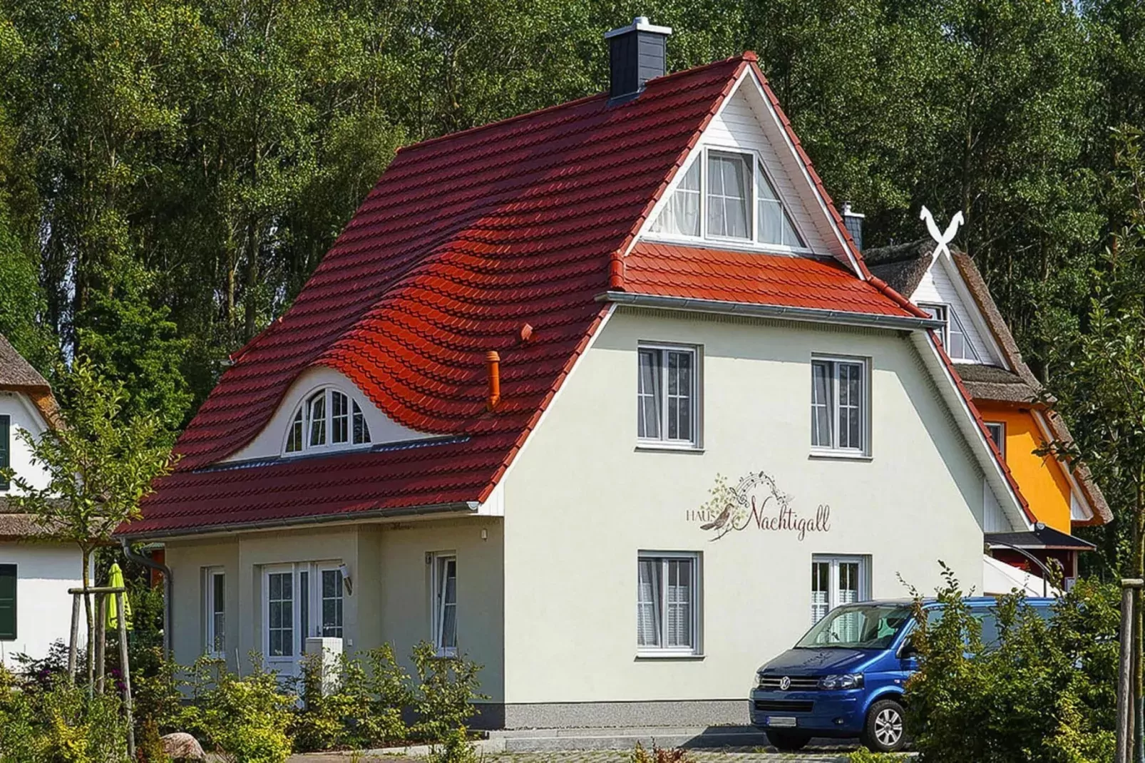 Ferienhaus Nachtigall in Glowe-bis zu 6 Pers-Buitenkant zomer