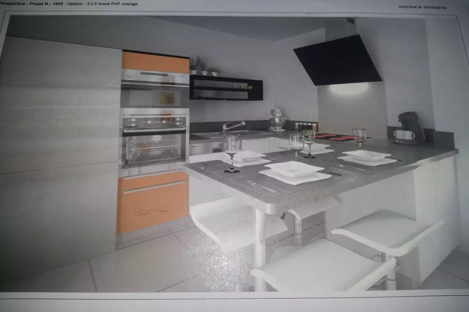 Belle maison bretonne-Keuken