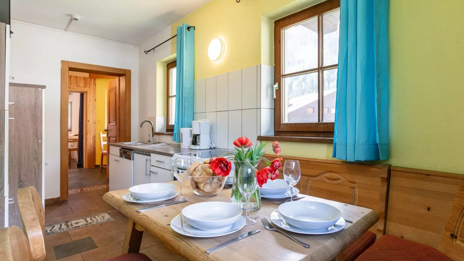 Schweizerhof Enzian-Woonkamer