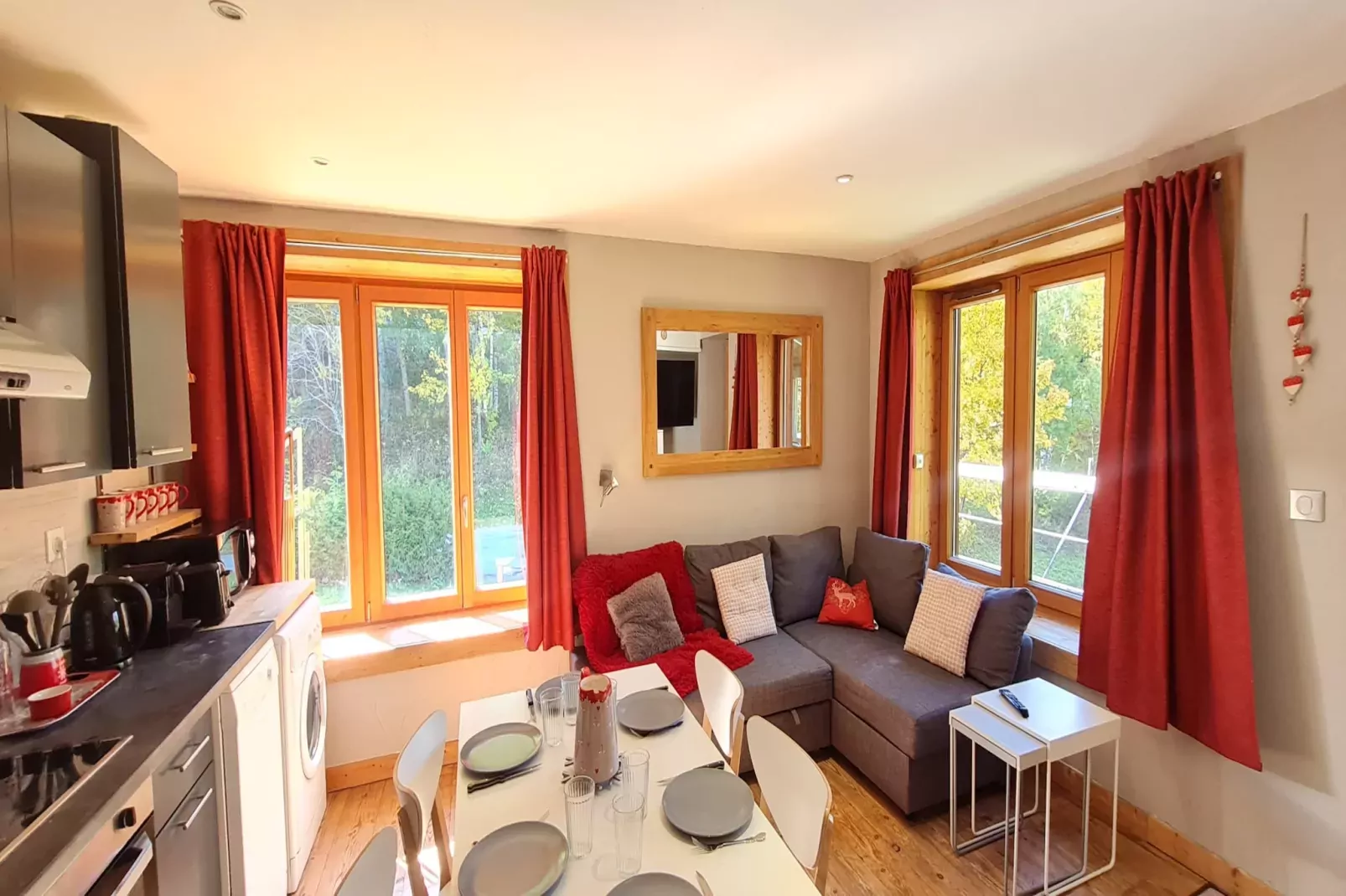 Chalet Coop N°B - 2P6-Woonkamer