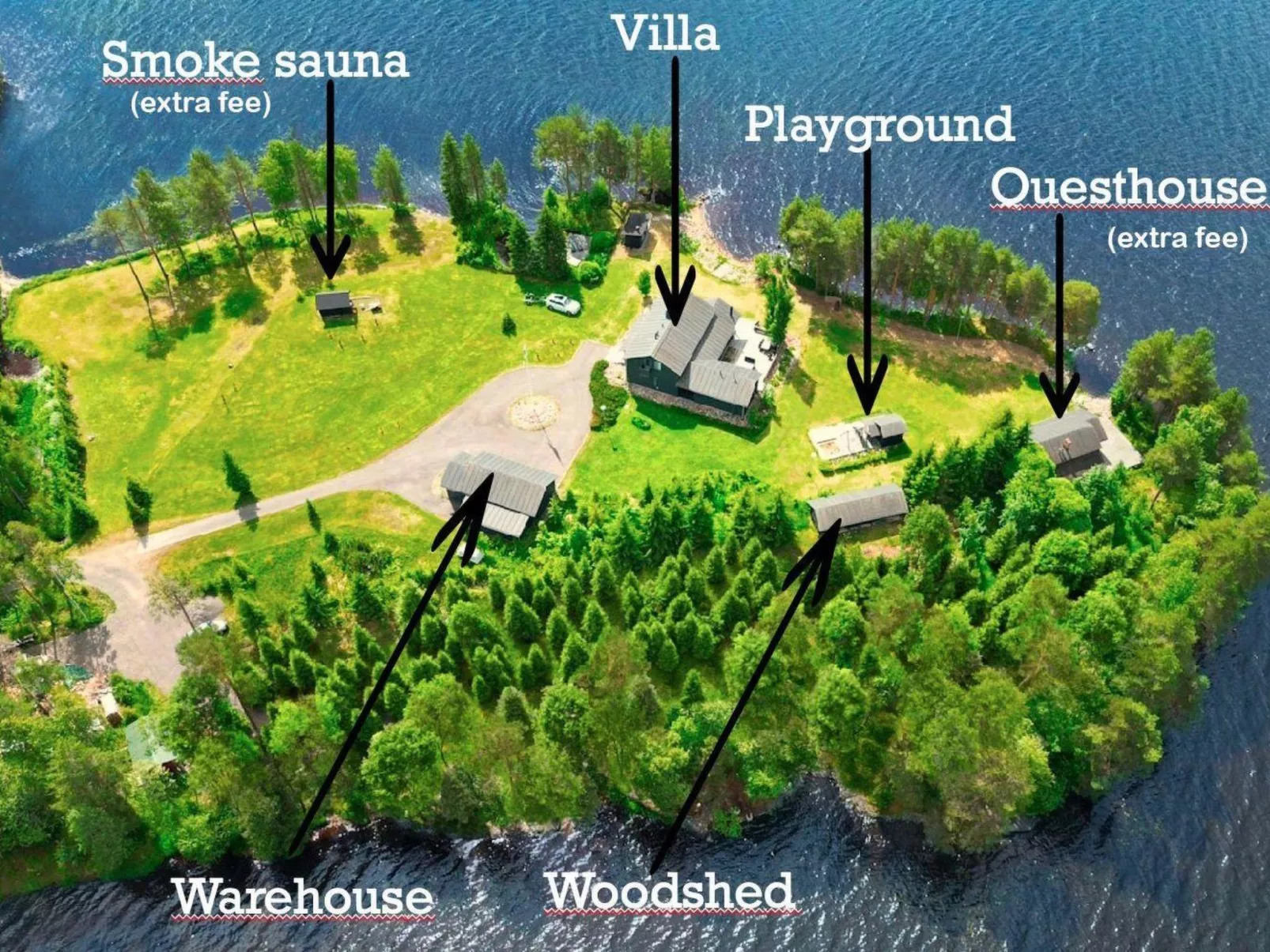 outside