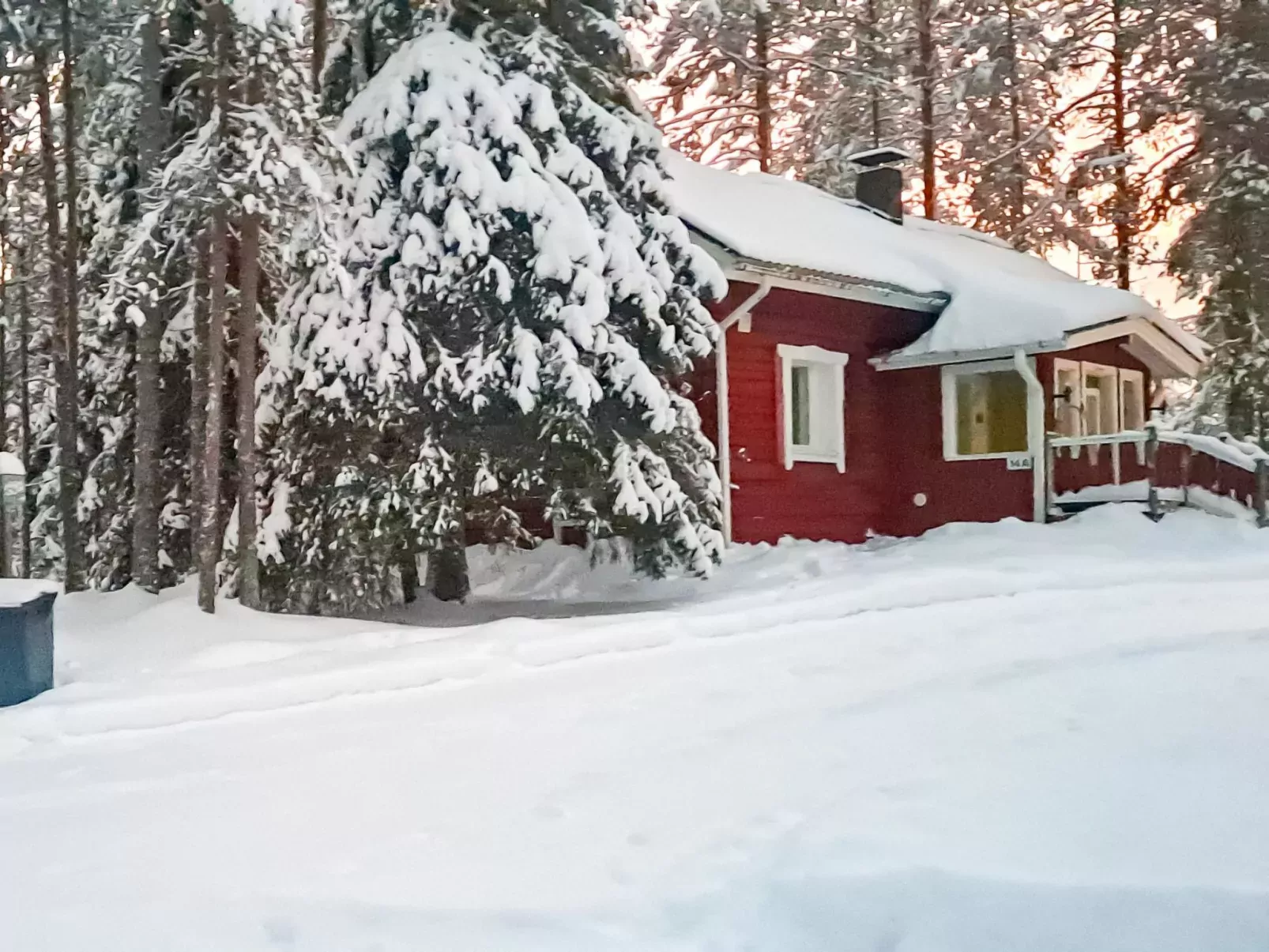 outside