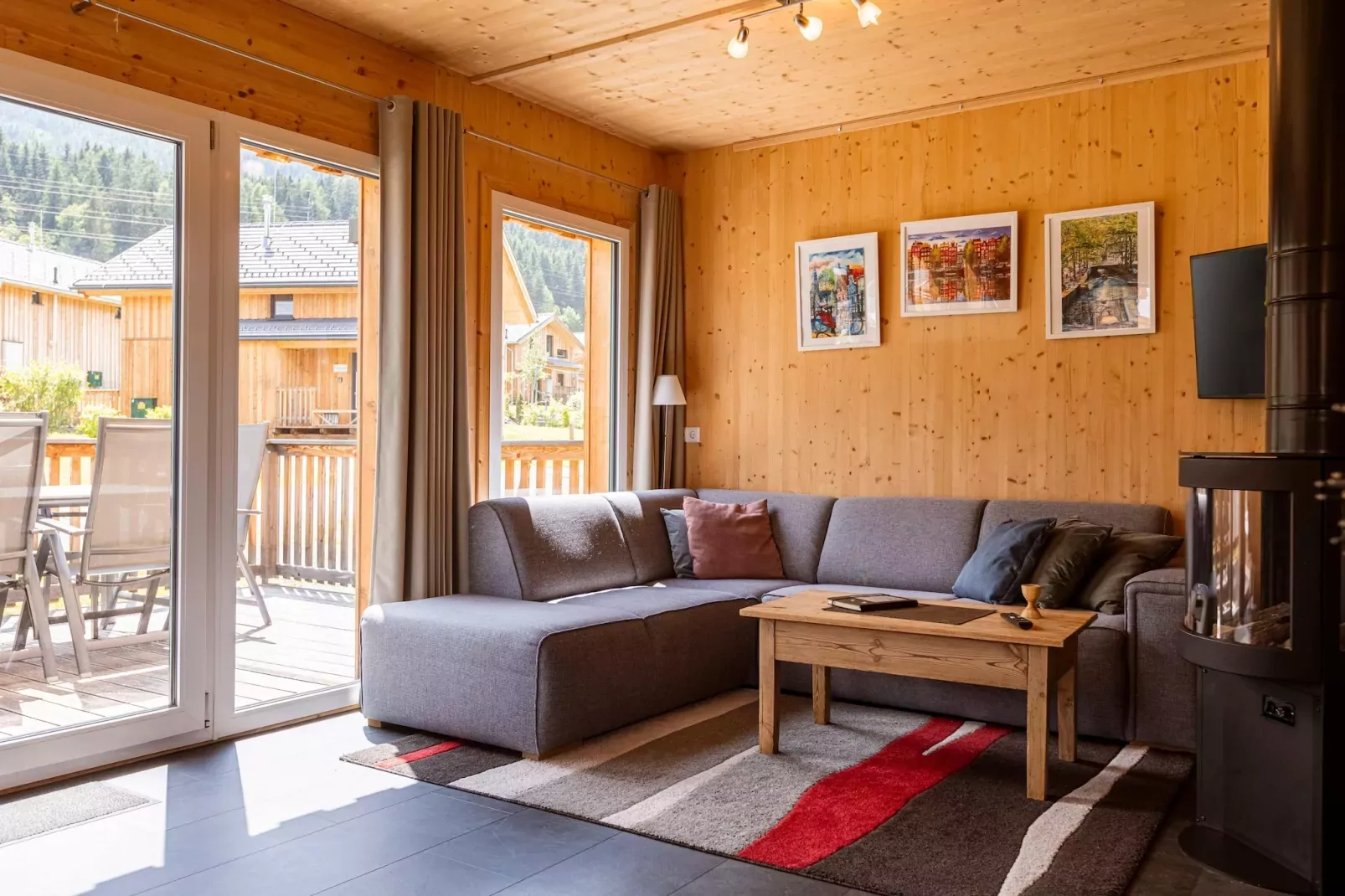Kreischberg Chalets 49a-Woonkamer