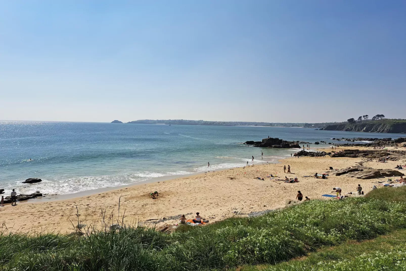 Ferienvilla Strandlage Locmaria-Plouzané-Uitzicht zomer