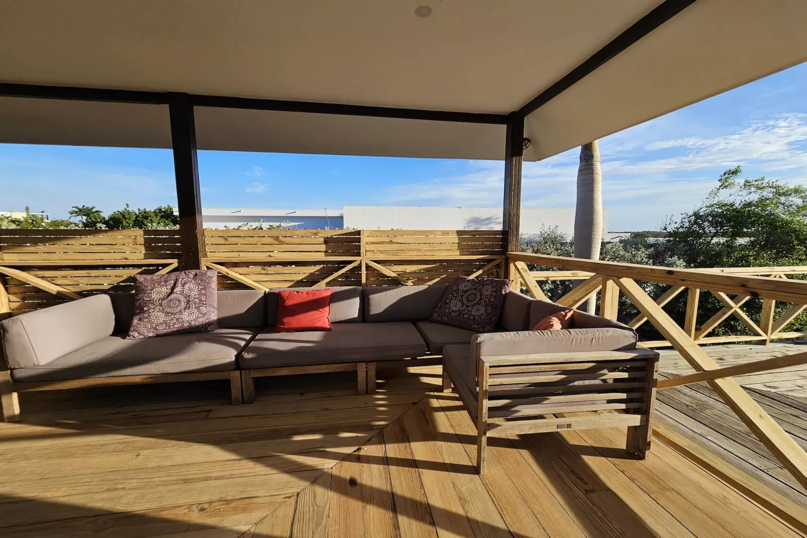 Villa Fleur de Marie-Terrasbalkon