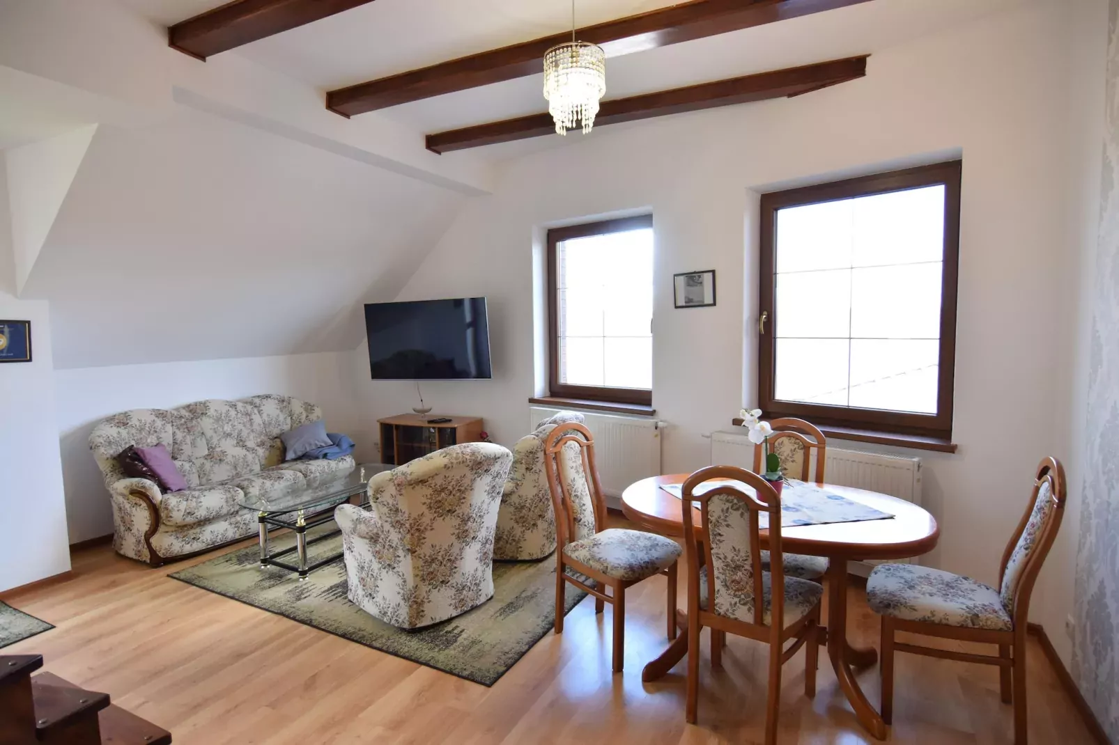 Holiday flat in Kiedrowice-Woonkamer