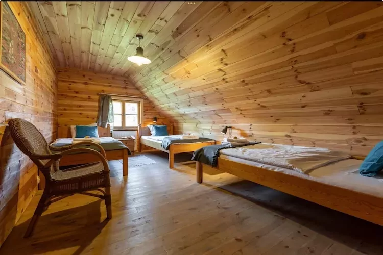Dom przy drodze Skansen dla 8 osób Bełczna-Slaapkamer