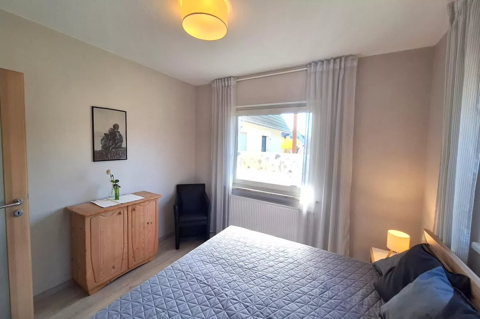 Schöne Ferienwohnung in Bissendorf nähe Osnabrück-Slaapkamer