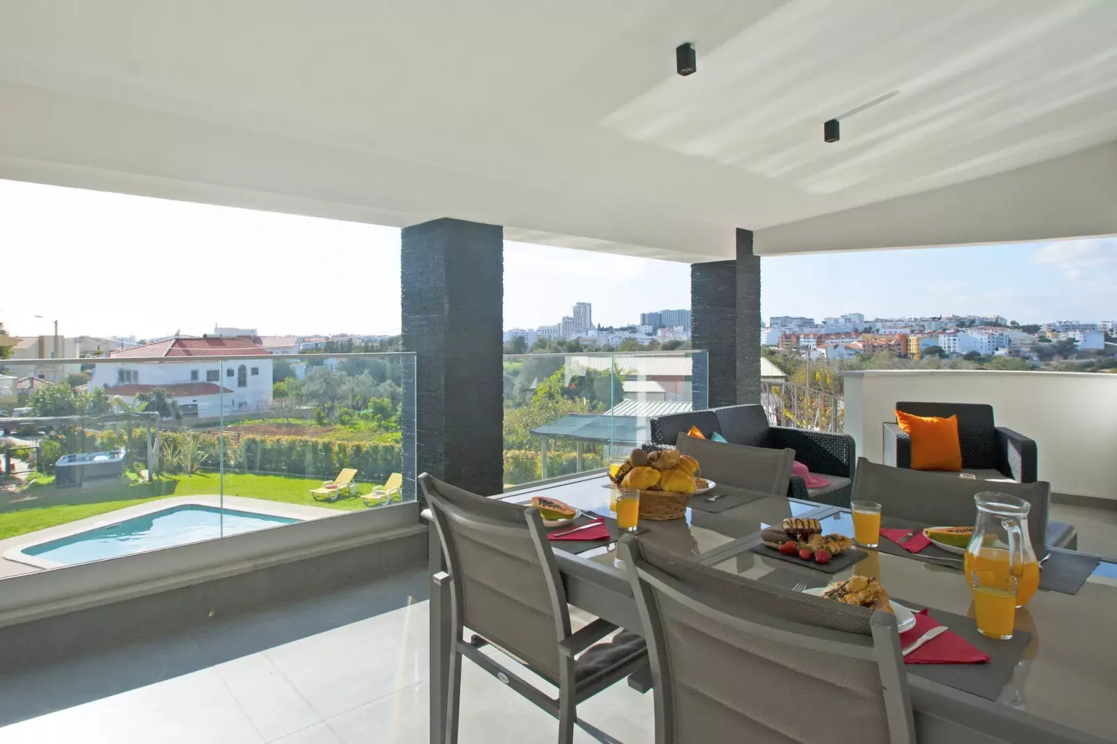 Villa Hollywood-Terrasbalkon