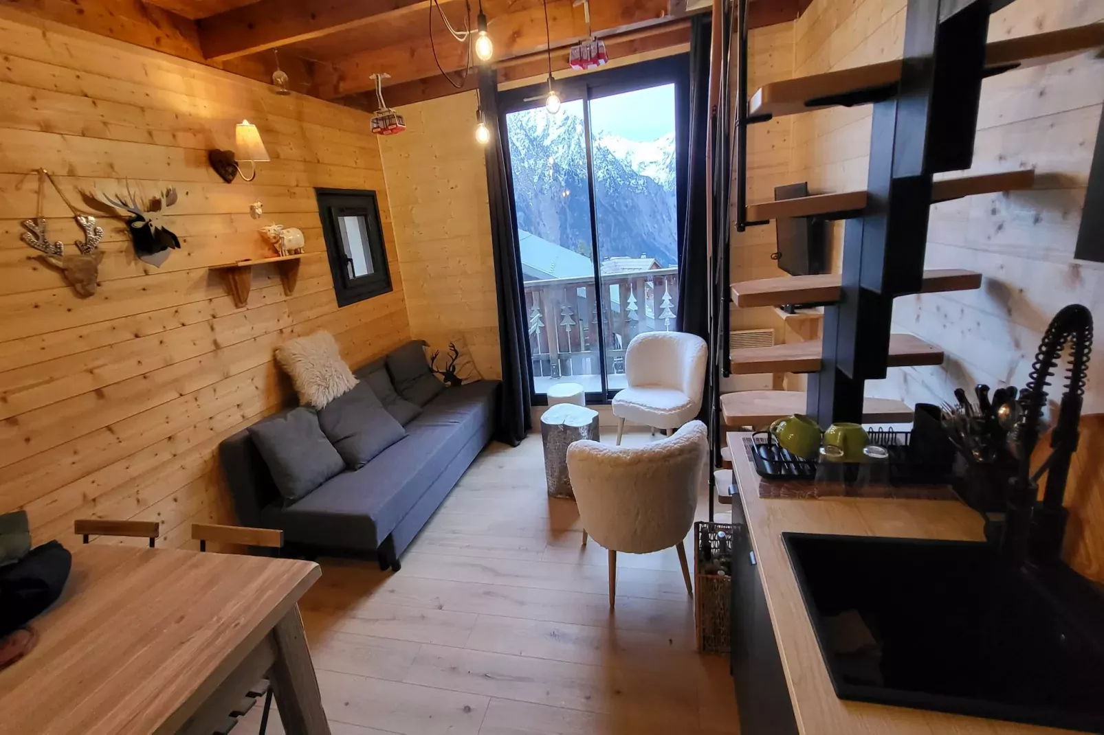 Balcons de Venosc N°B21 - ST4-Woonkamer