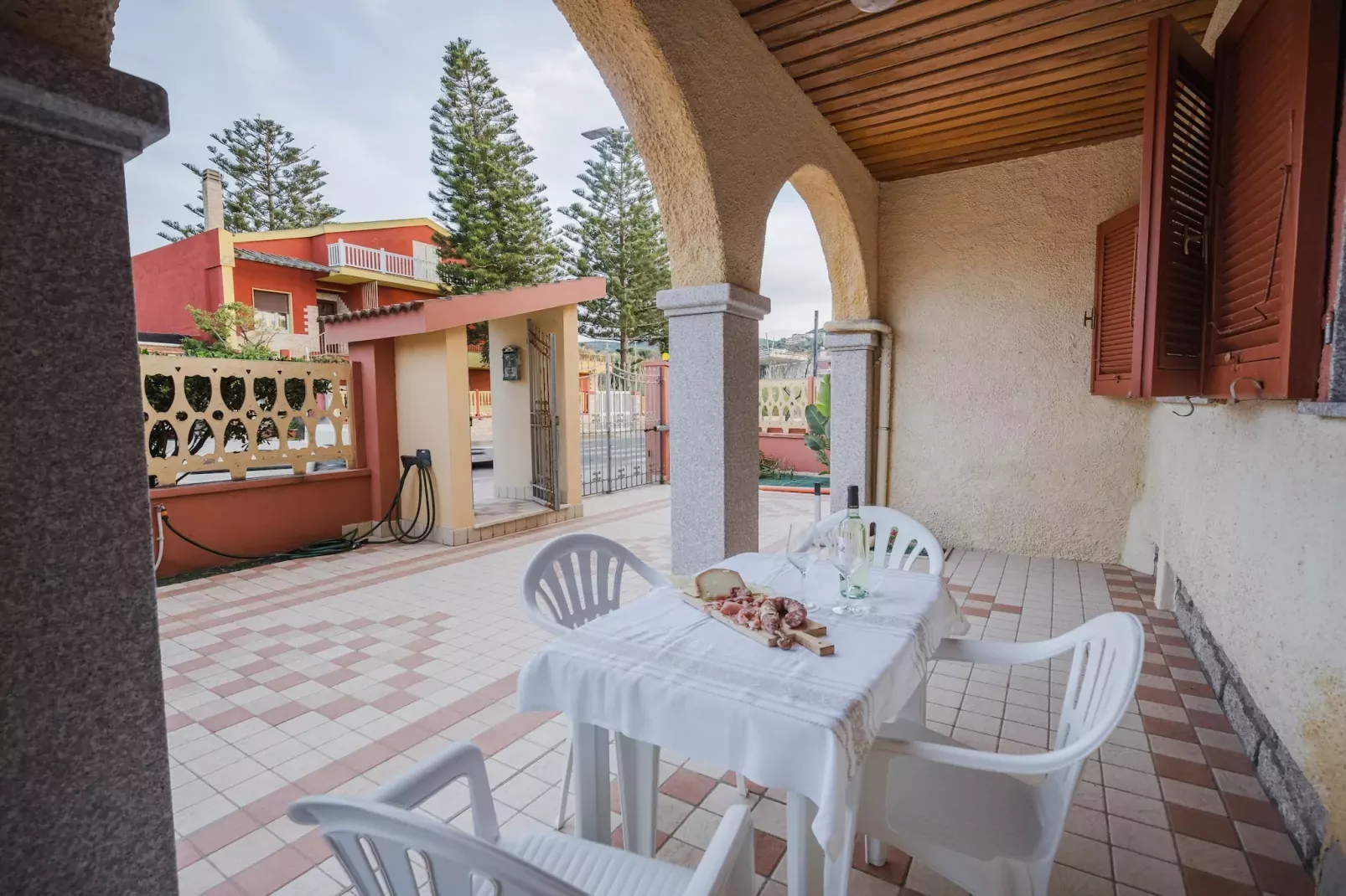 Portico delle Rose-Terrasbalkon