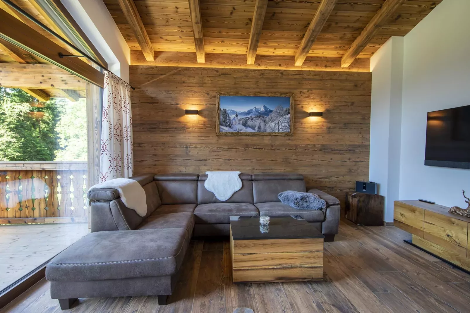 Nationalpark Chalet Reichenbergerspitze-Woonkamer