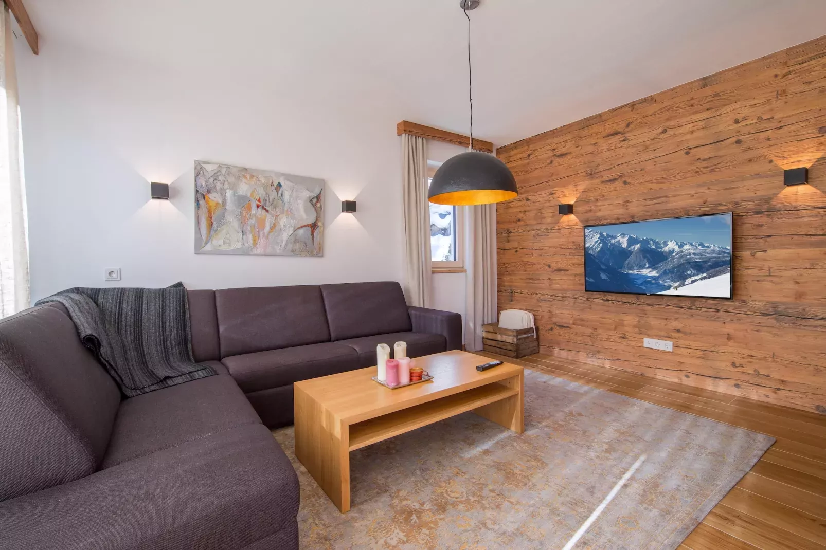 Nationalpark Chalet Quirl-Woonkamer