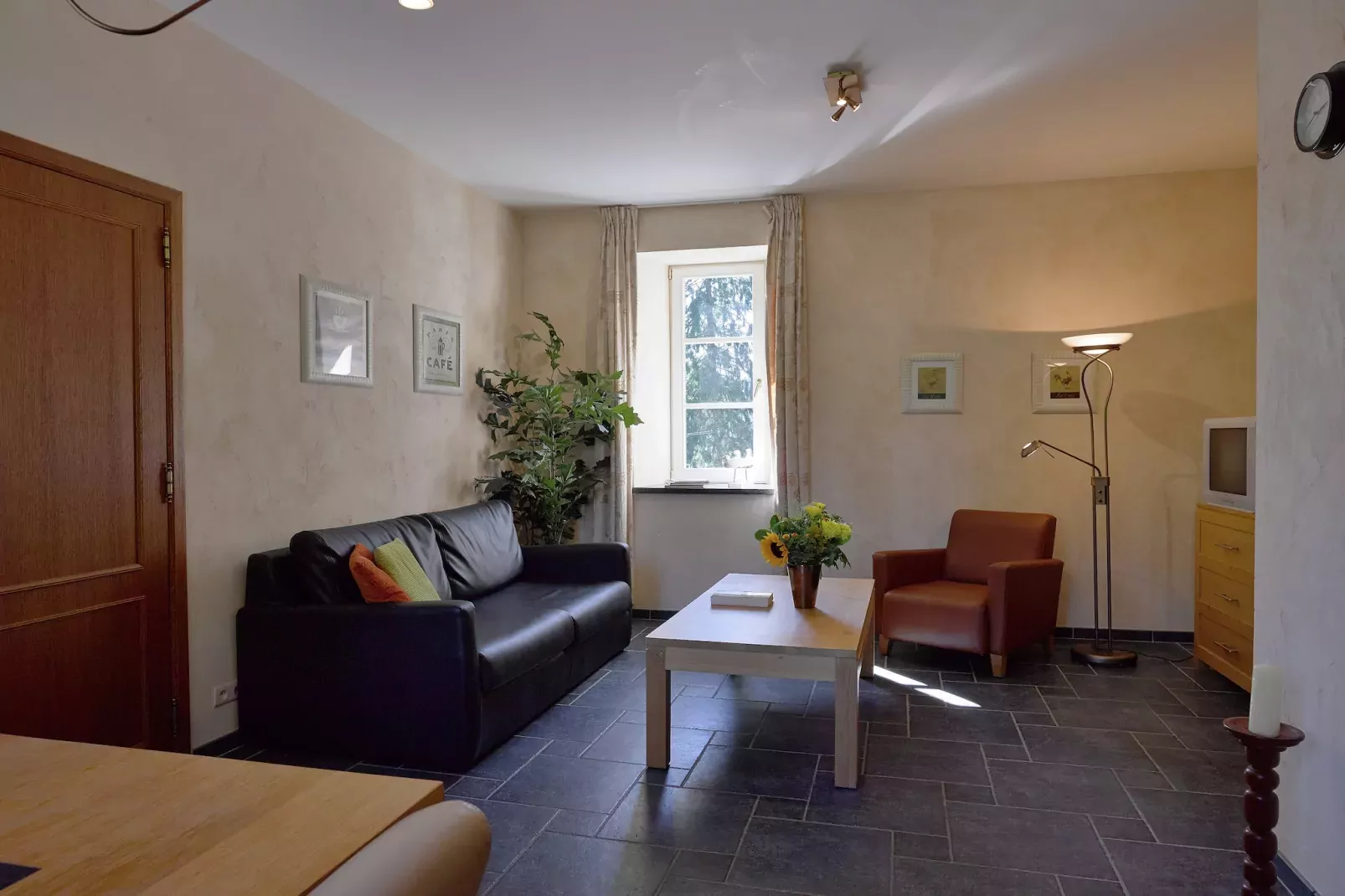 Appartement voor vier Domain Château Dieupart-Woonkamer