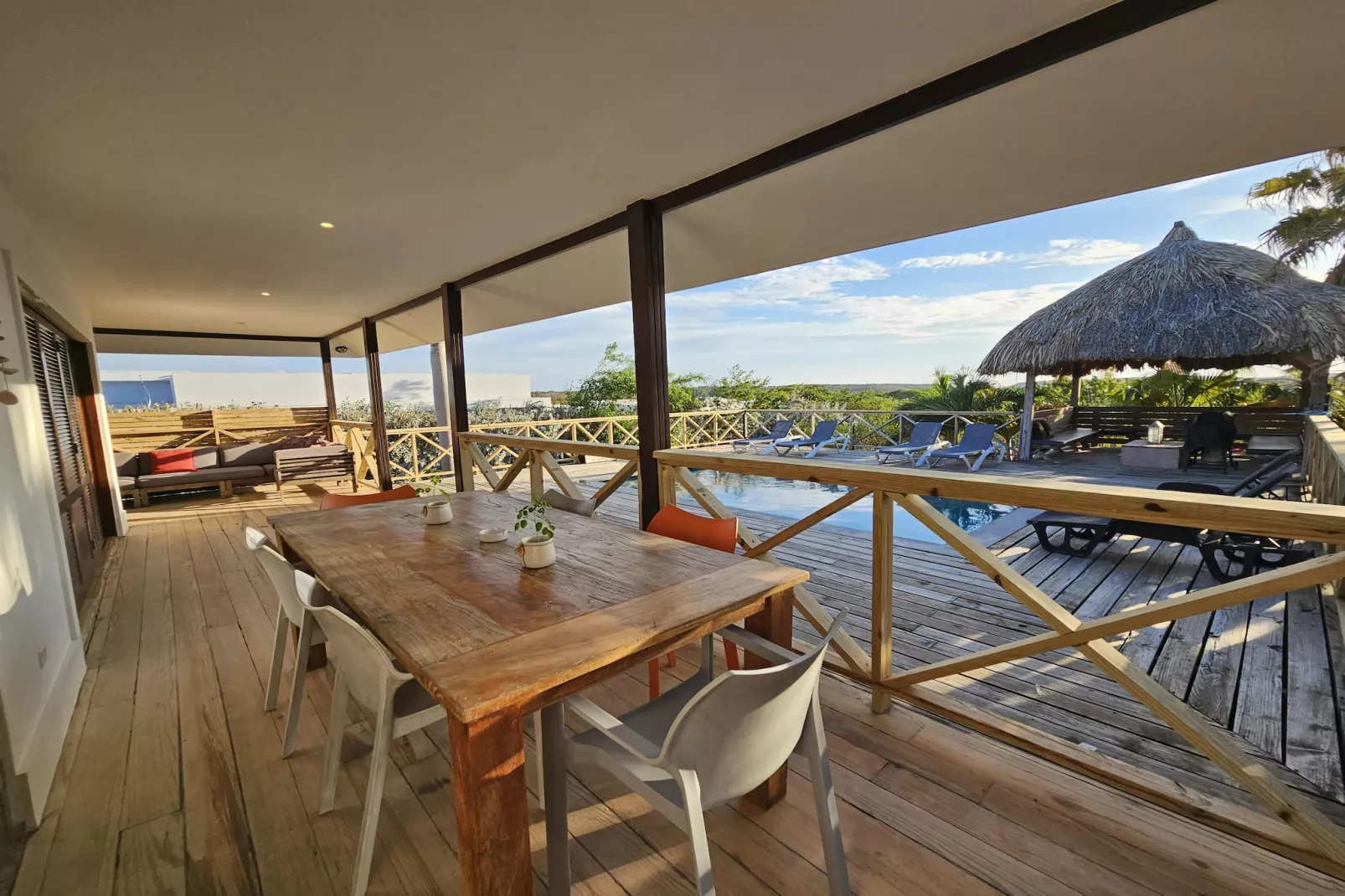 Villa Fleur de Marie-Terrasbalkon