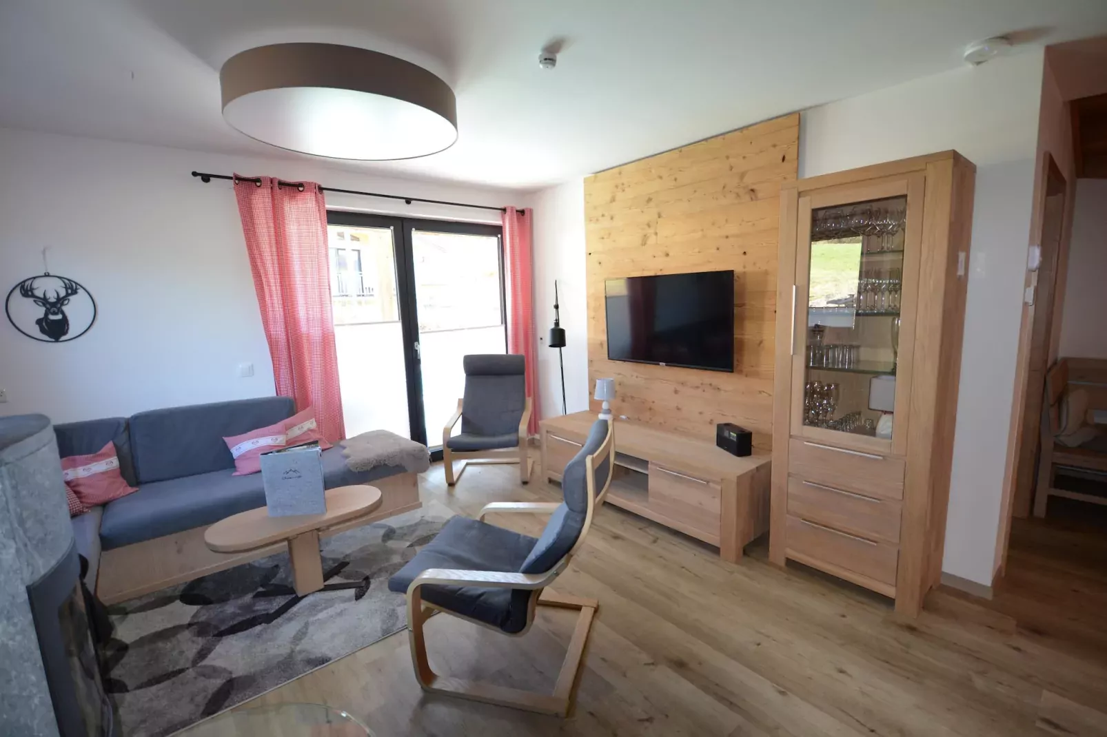 Chalet Alpenzauber Inzell-Woonkamer