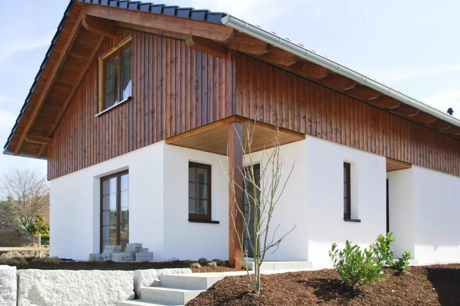 Premiumchalet bis 2 Pers-Buitenkant zomer