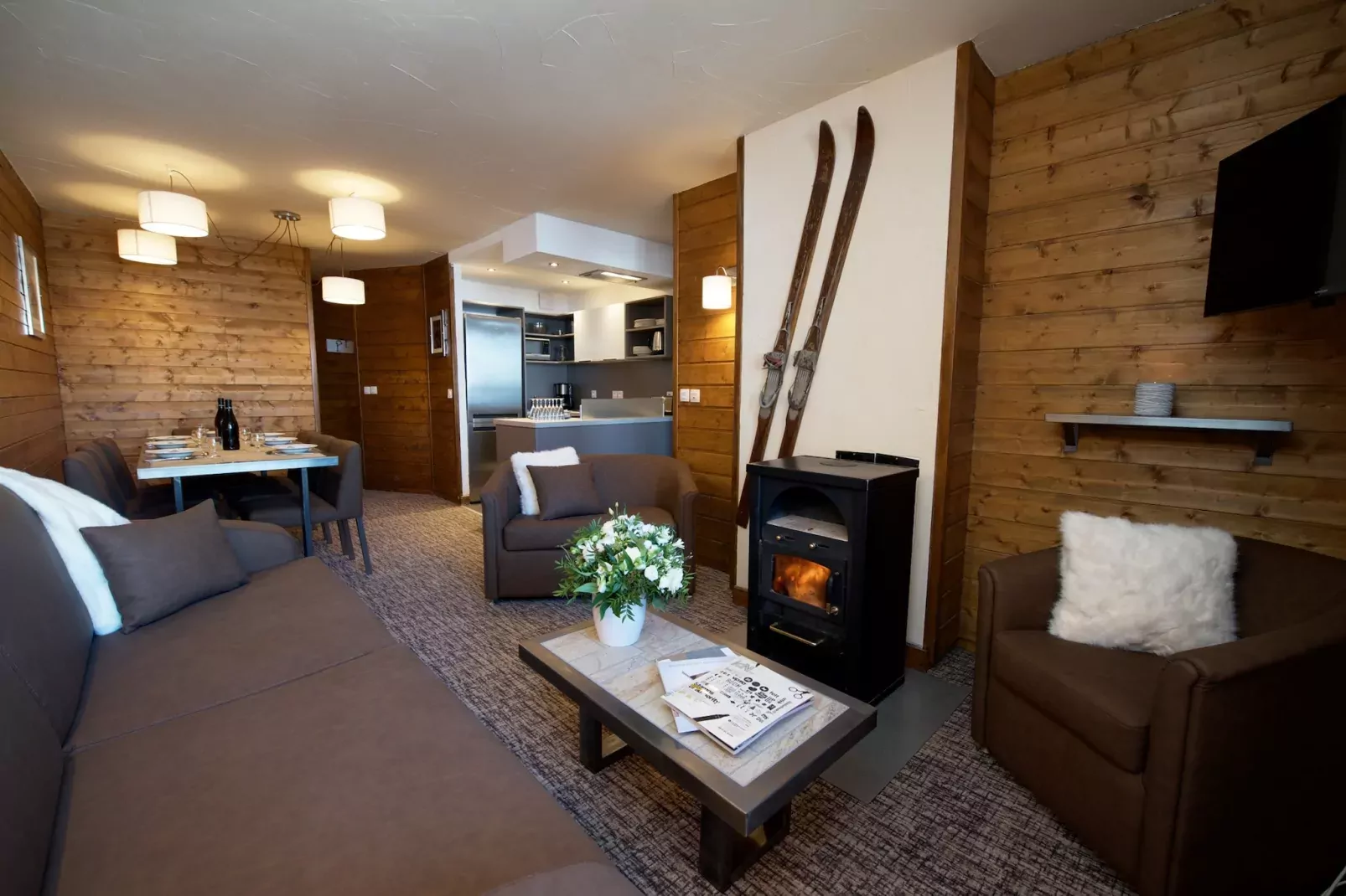 Chalet Altitude Val 2400 1-Woonkamer