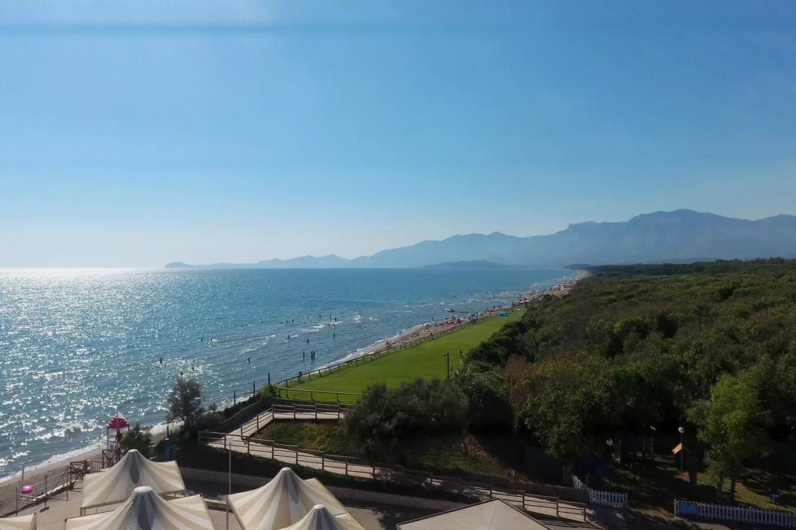 Baia Domizia Villaggio Camping I2-Gebieden zomer 1km