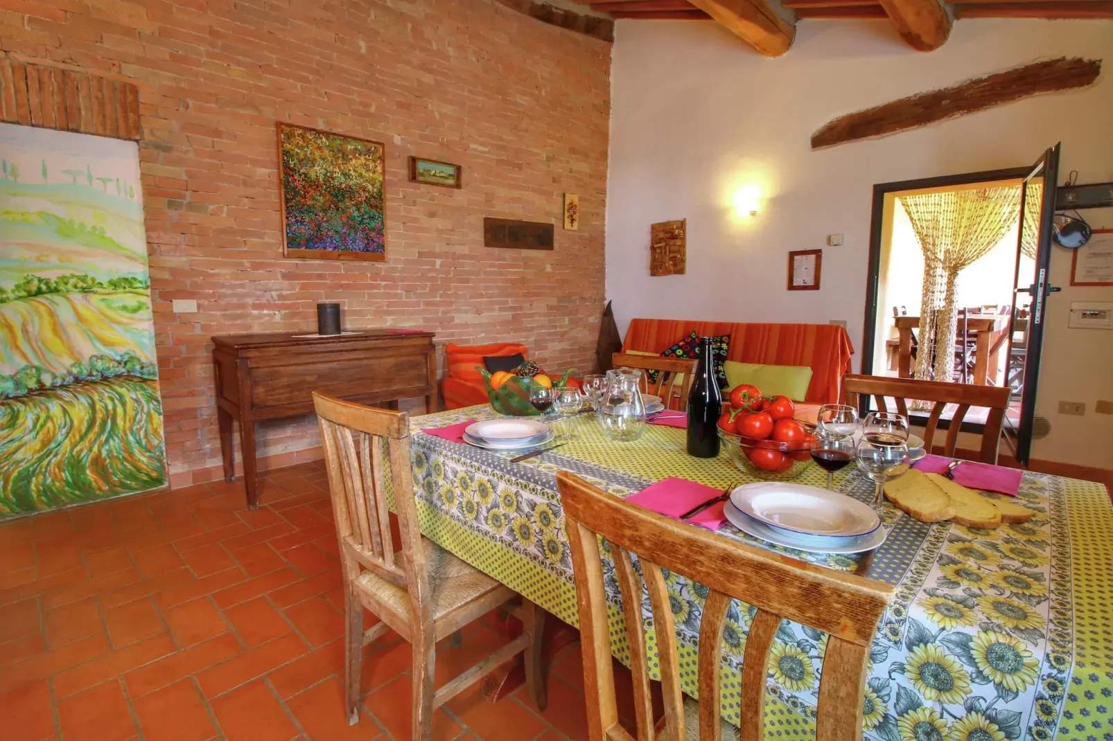 Casa Ligustro-Eetkamer
