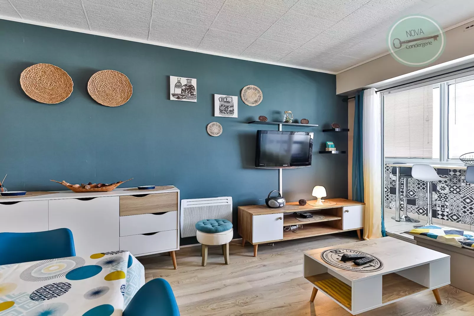 Nid douillet Le Grand Large 2 – Appartement 204-Woonkamer