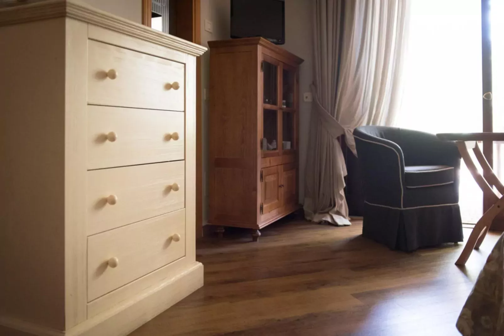 ROCCAMARE RESORT 1-Zi-App Studio Deluxe BK/TE 28 qm-Woonkamer