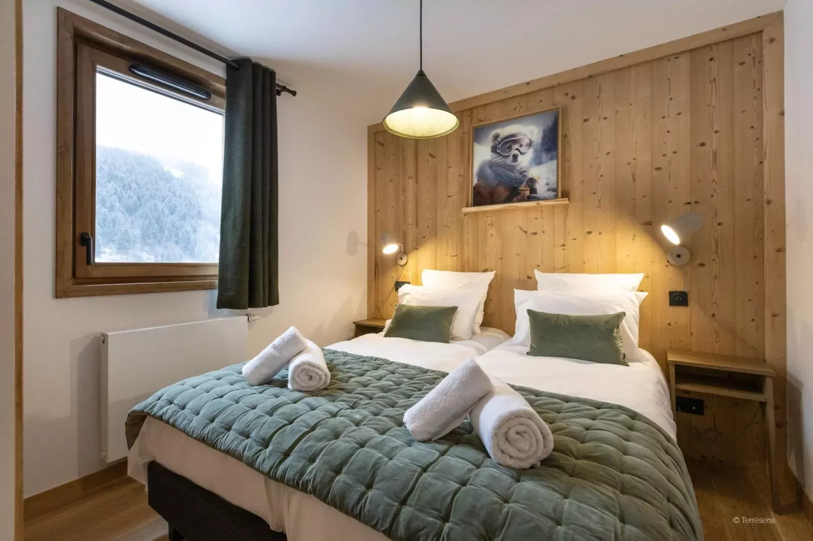 CHAPELLE DABONDANCE Le Flocon Blanc A38S-Slaapkamer