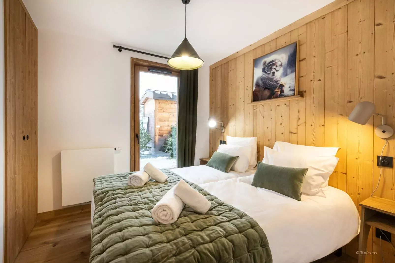 CHAPELLE DABONDANCE Le Flocon Blanc A48S-Slaapkamer