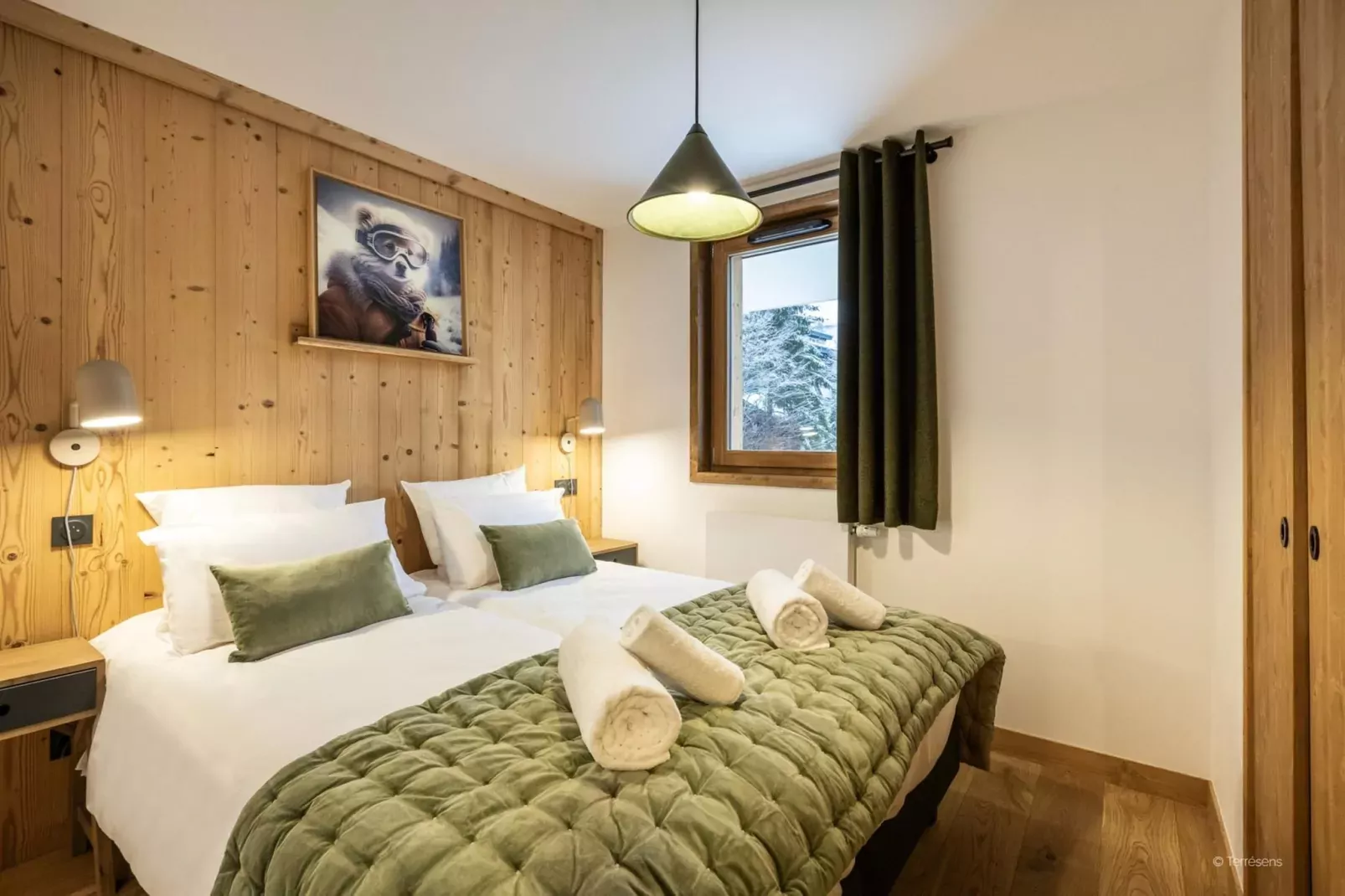 CHAPELLE DABONDANCE Le Flocon Blanc A36S-Slaapkamer