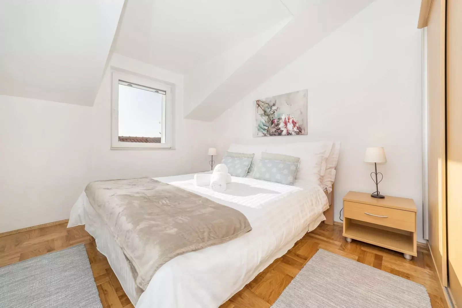 Apartments Nikol - two bedroom apartment A6-Slaapkamer