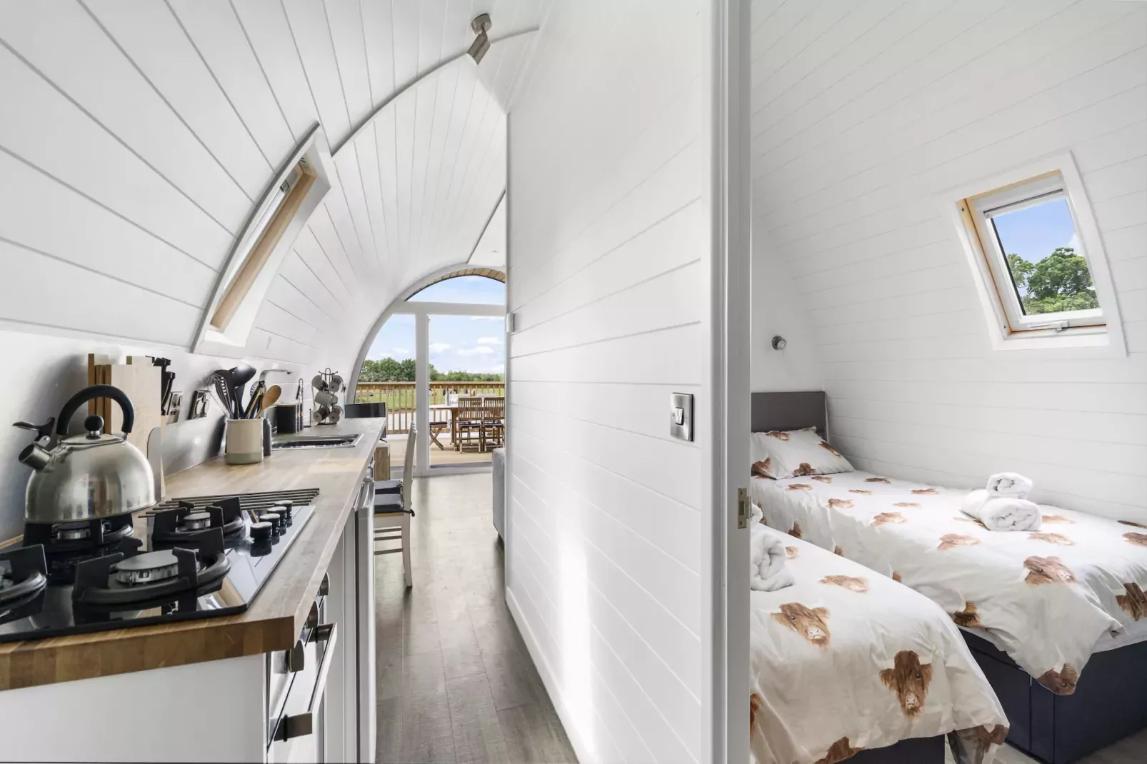 The Highland Camping Pod-Keuken