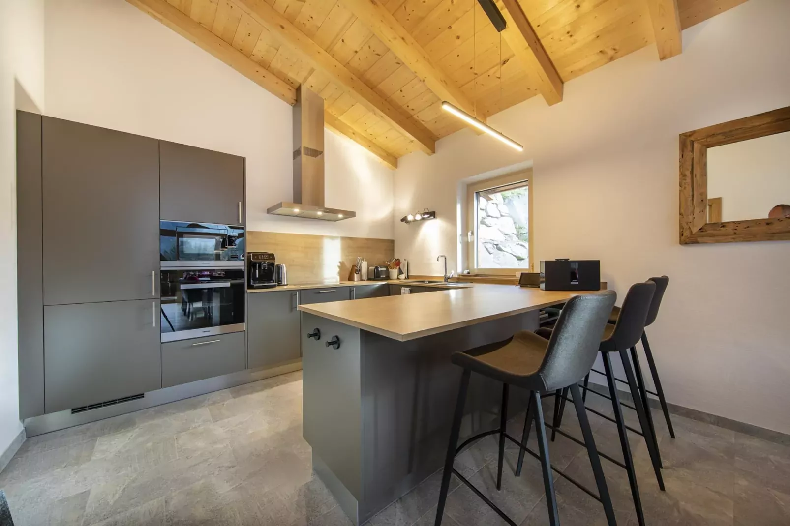 Nationalpark Chalet Löffelspitze-Woonkamer