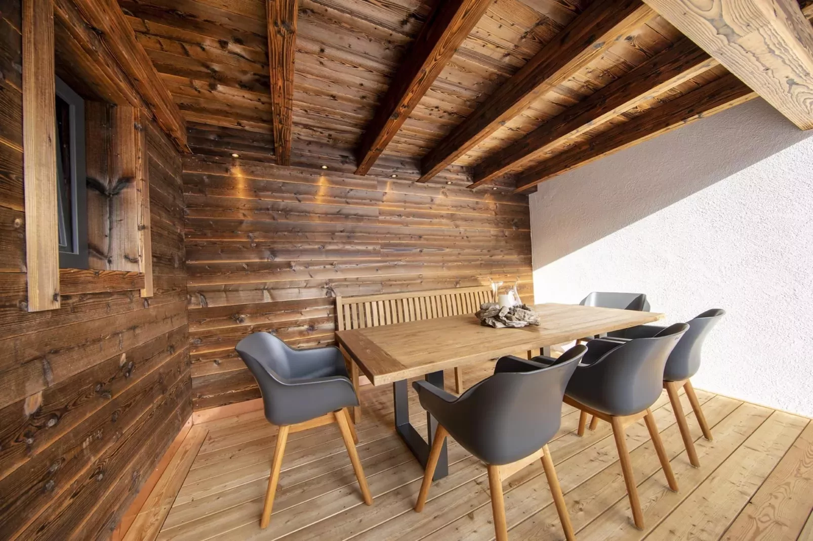 Nationalpark Chalet Bretterspitze-Eetkamer