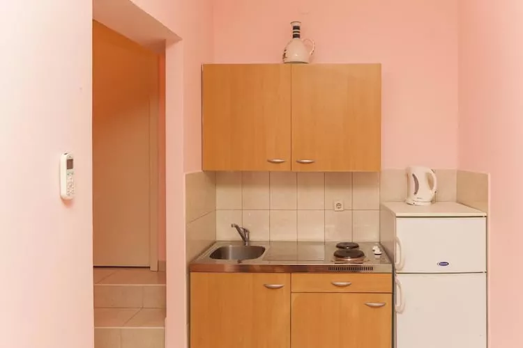 Apartments Villa Dubrovnik- Superior Studio Apartment with Terrace and Sea View-Keuken