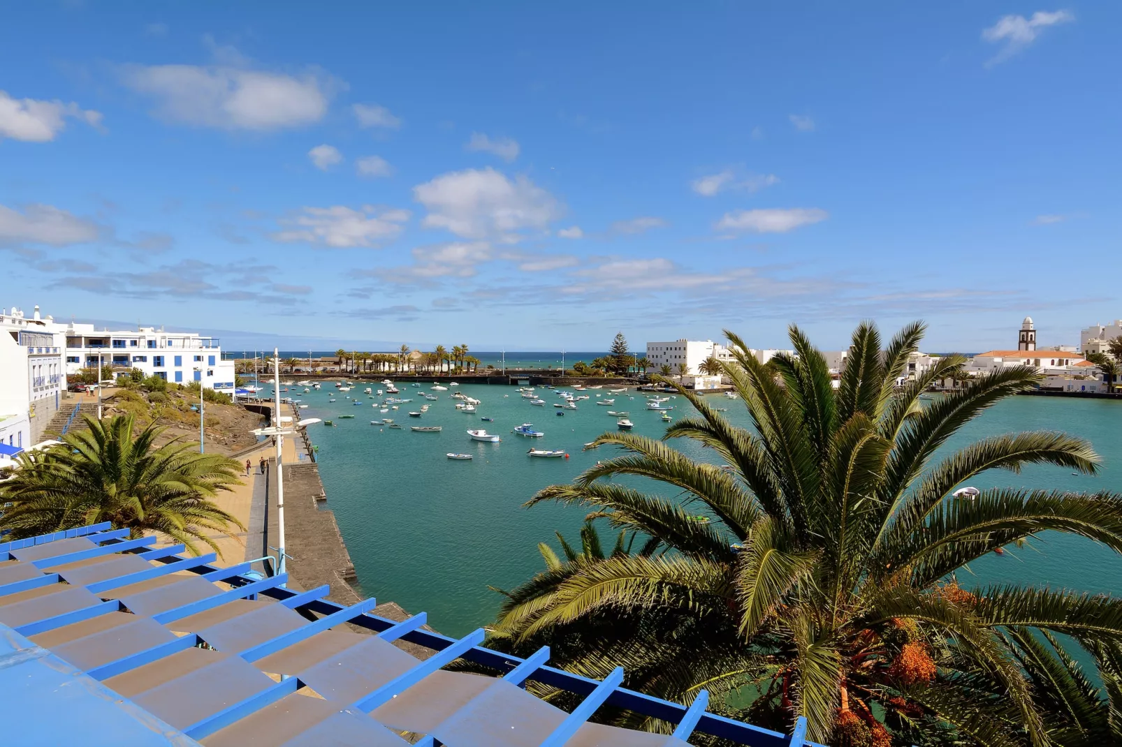 Charco San Gines-Uitzicht zomer