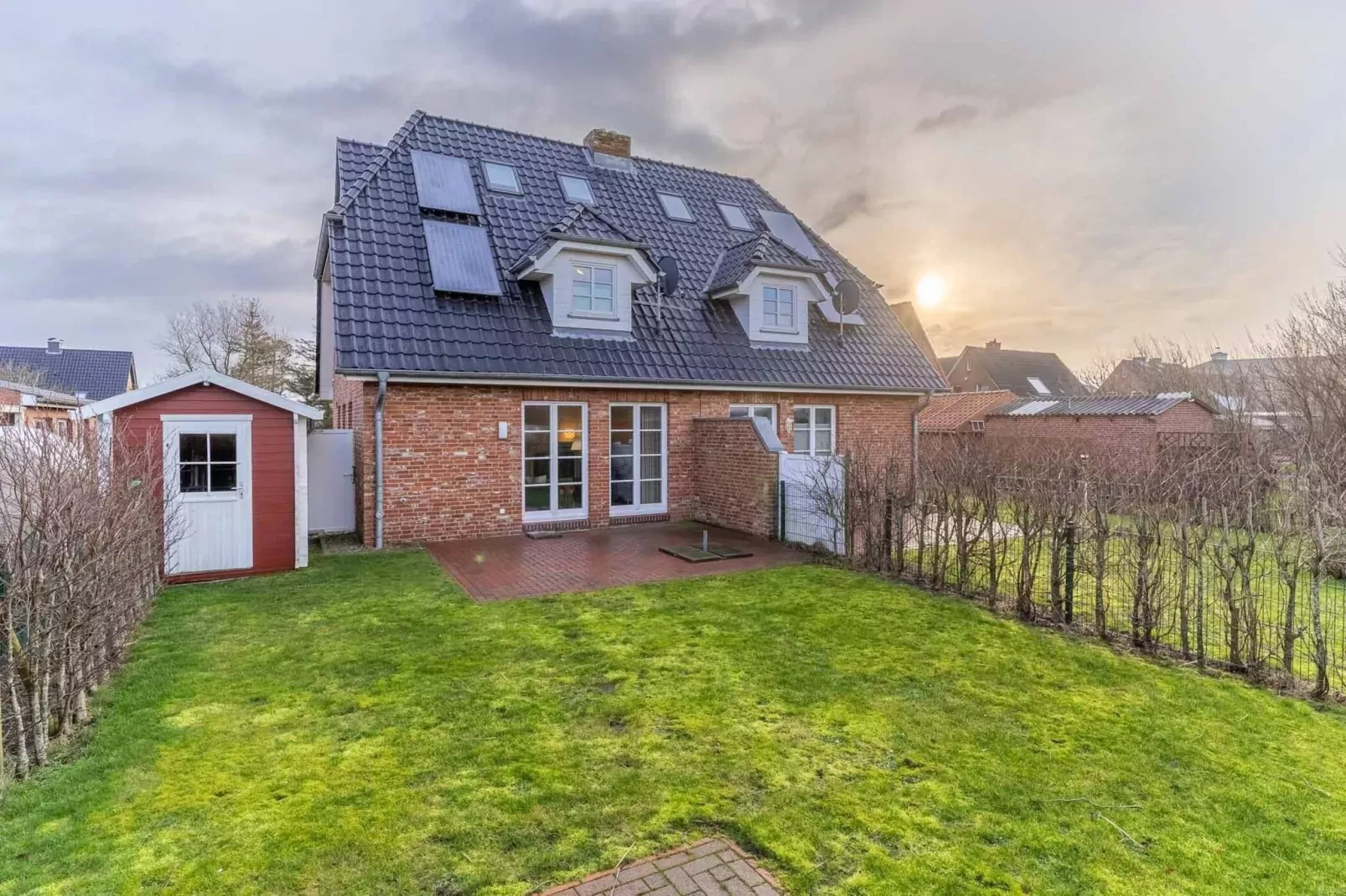 Doppelhaushälfte Meerblick St Peter-Ording-Buitenkant zomer