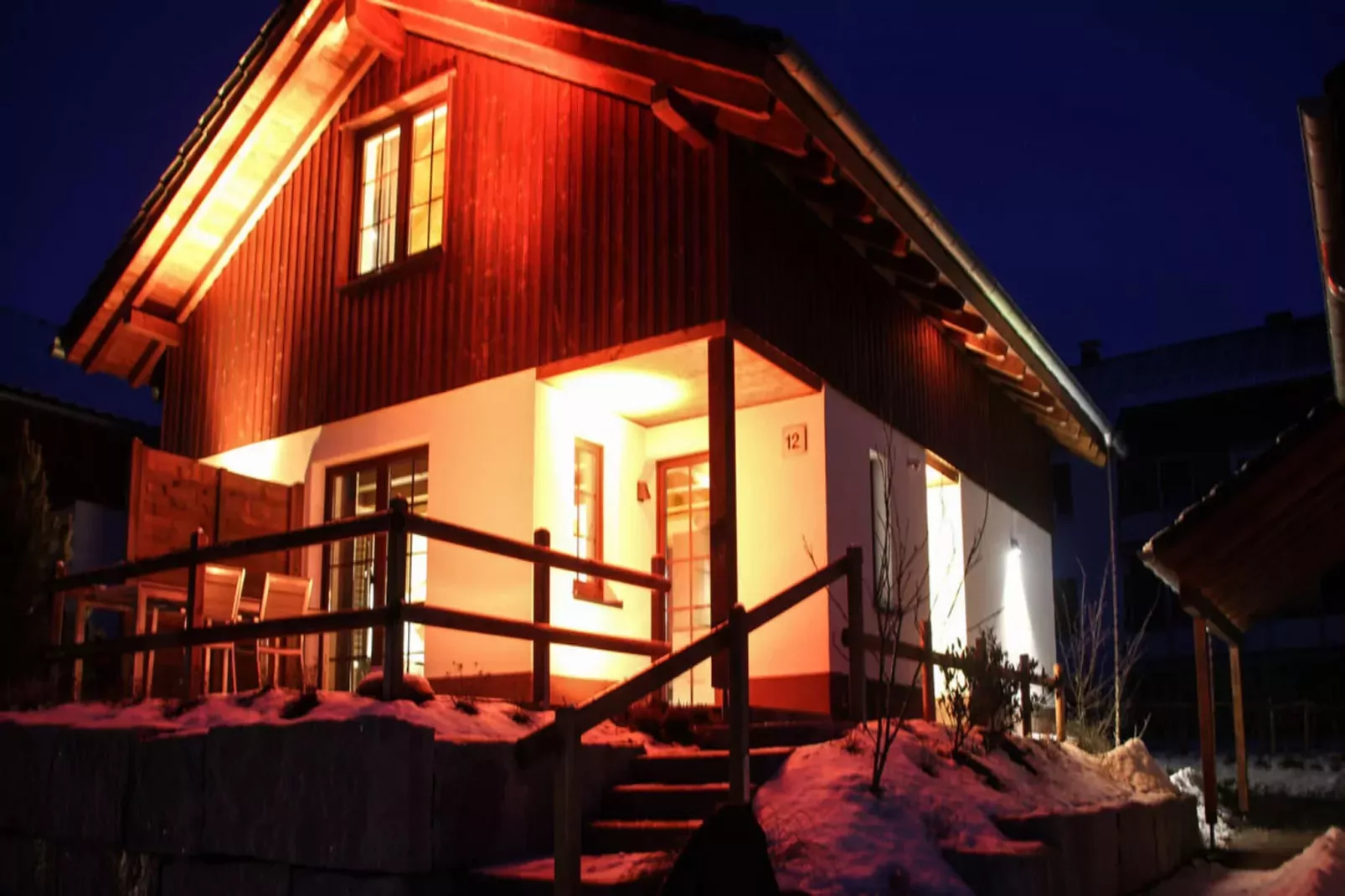 Premiumchalet bis 2 Pers-Buitenkant zomer