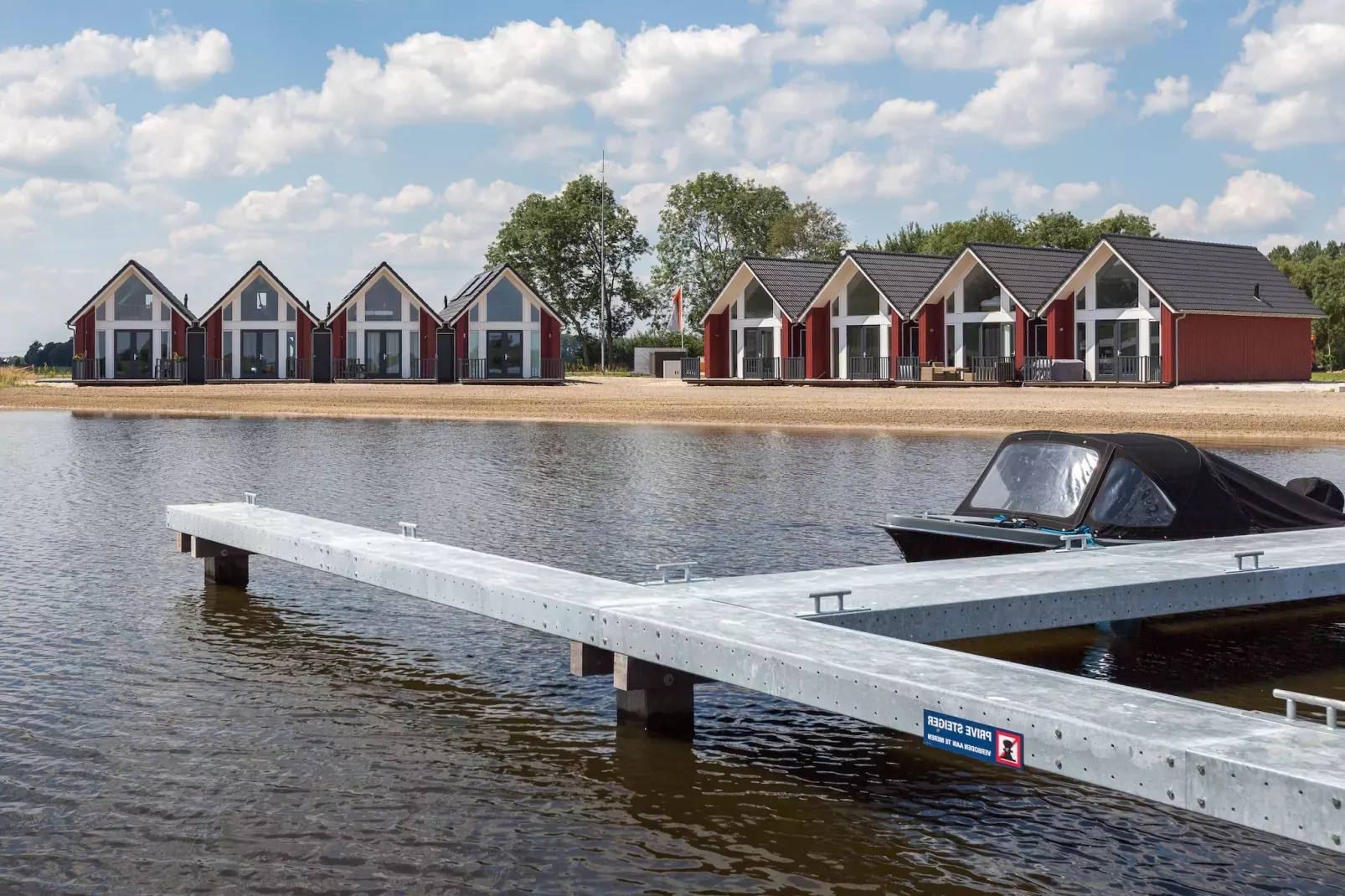 Waterpark Langelille 1-Gebieden zomer 1km