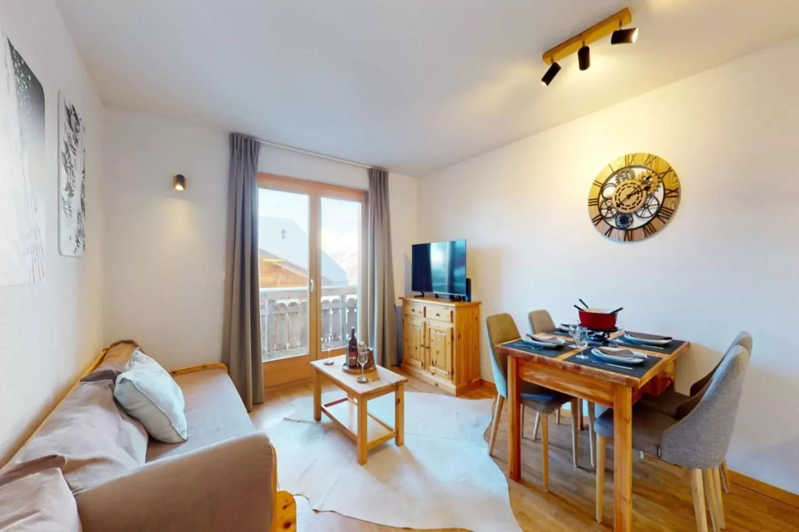 Pracondu 2 302 - OUTDOOR & FUN apartment 4 pers-Woonkamer