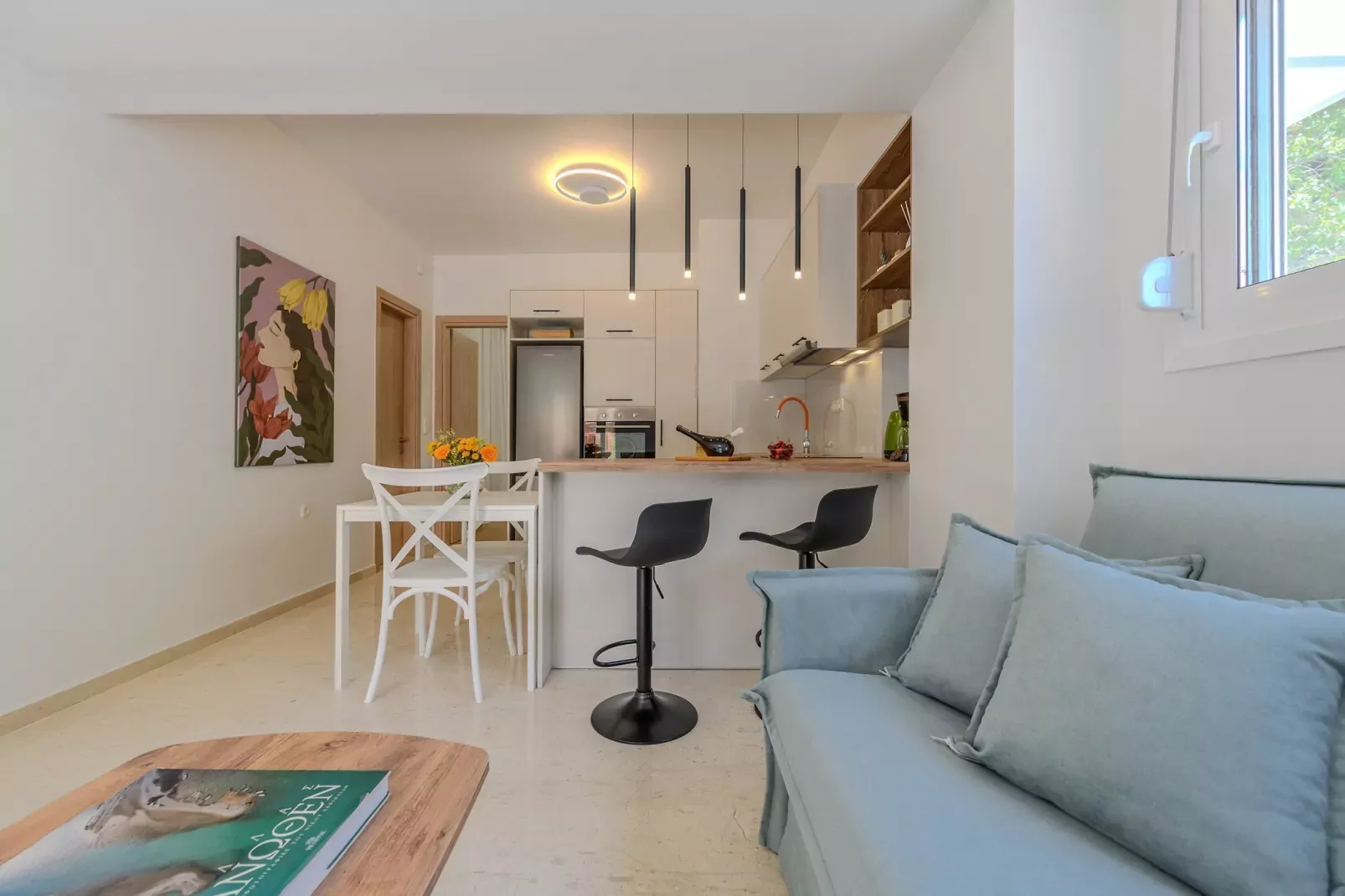 Rethymno Cozy Corner-Woonkamer