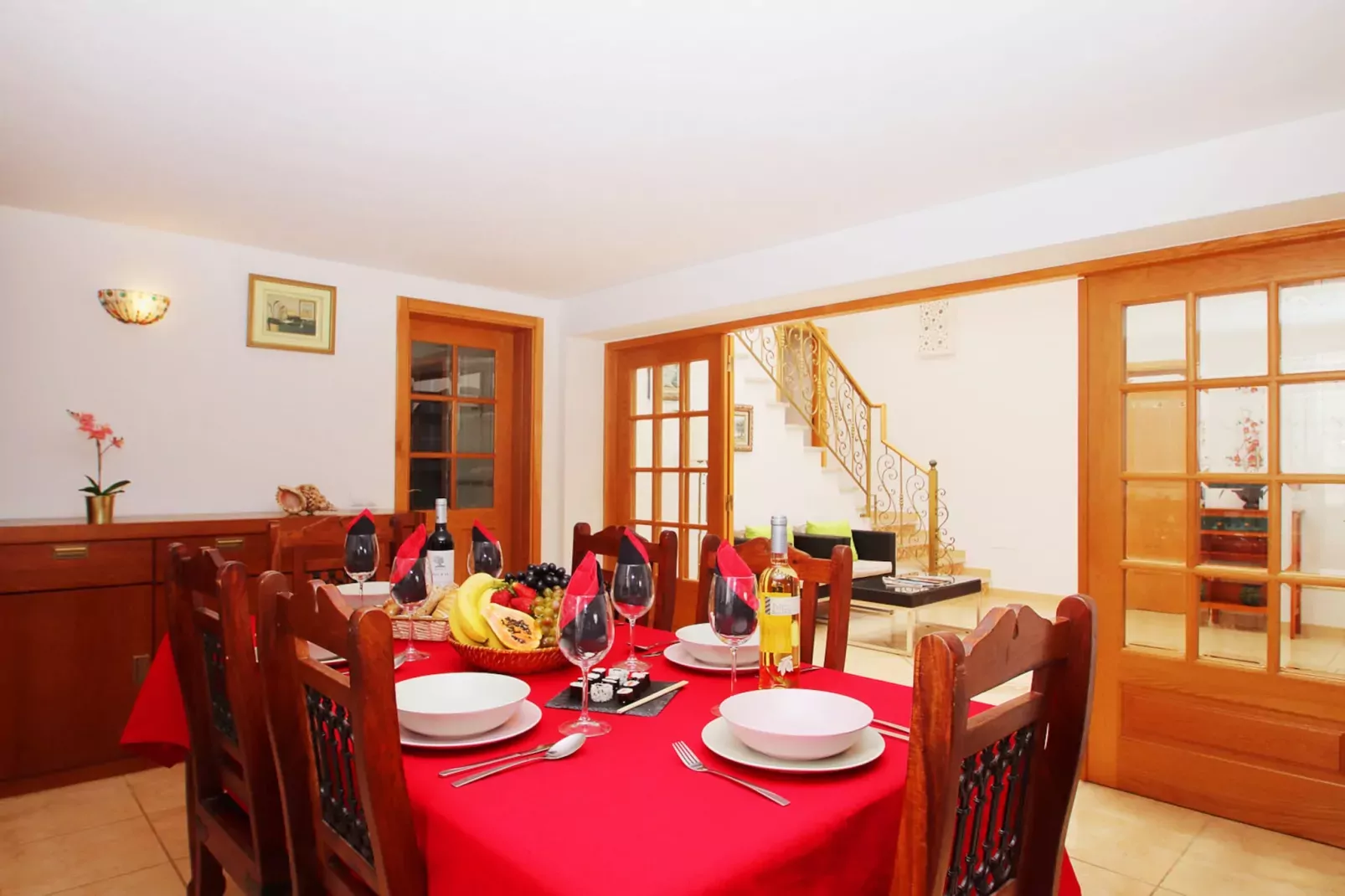 Villa Saint Martin-Eetkamer
