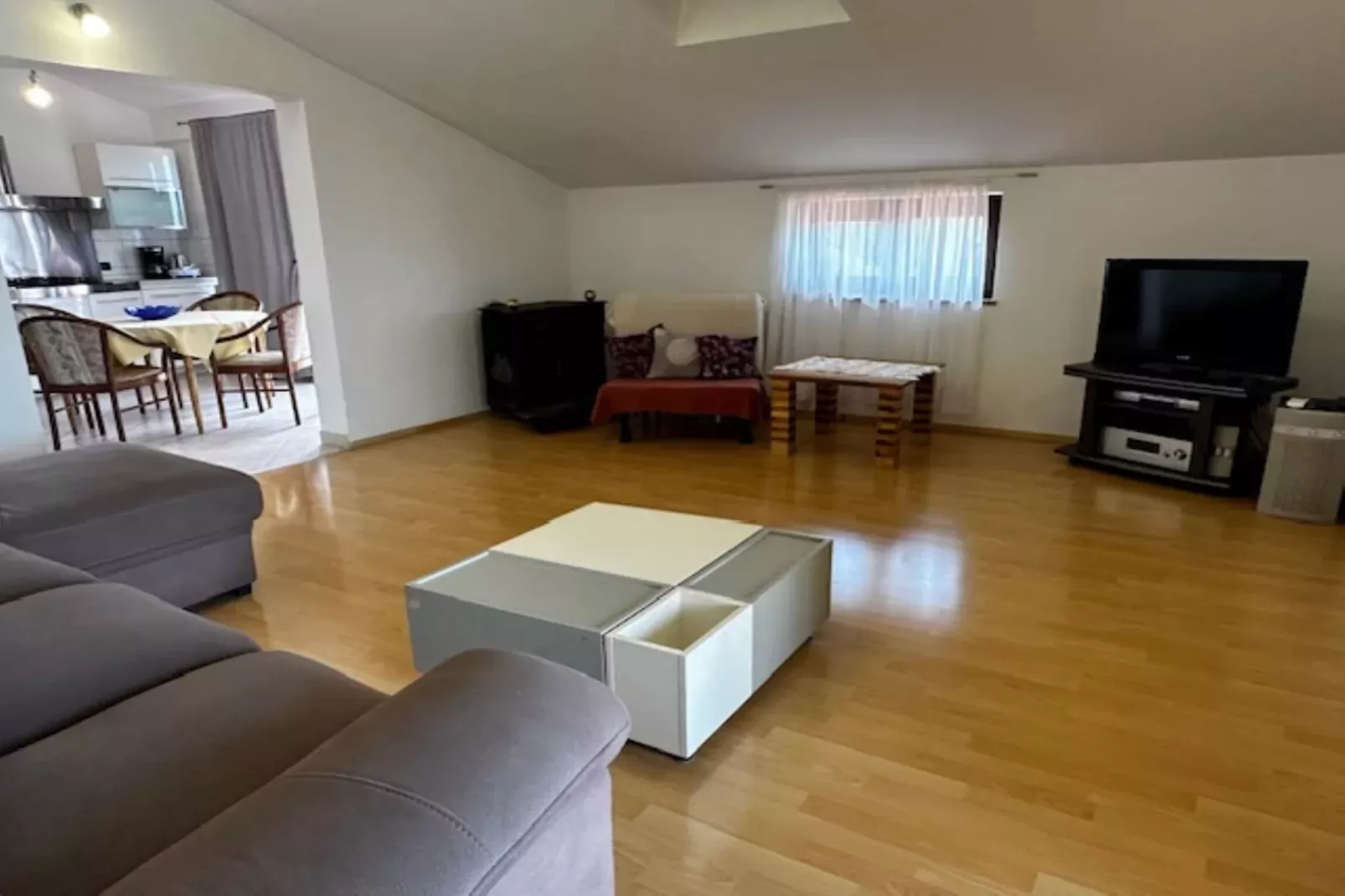 Apartment Branko II in Porec, Istria-Woonkamer
