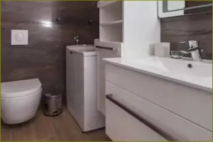 Apartments Dub - Comfort One-Bedroom Apartment with Shared Terrace (no.1)-Badkamer